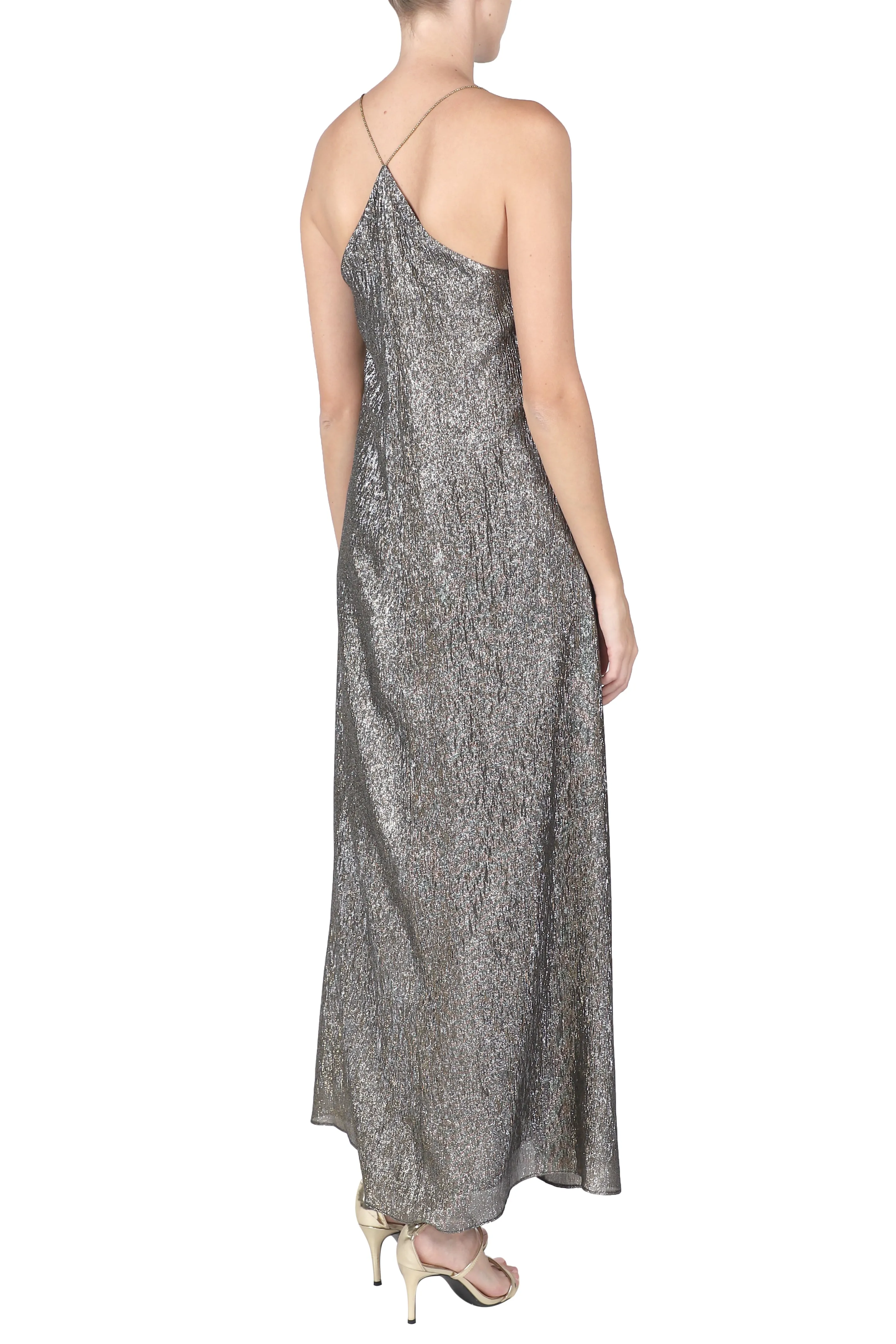 Metallic Racer Back Dress