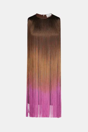 Mobilia Dress - Chocolate Ombre