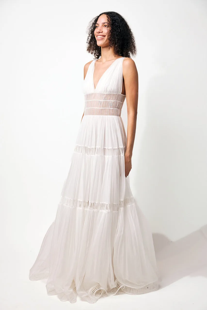 Muslin Bridal Dress