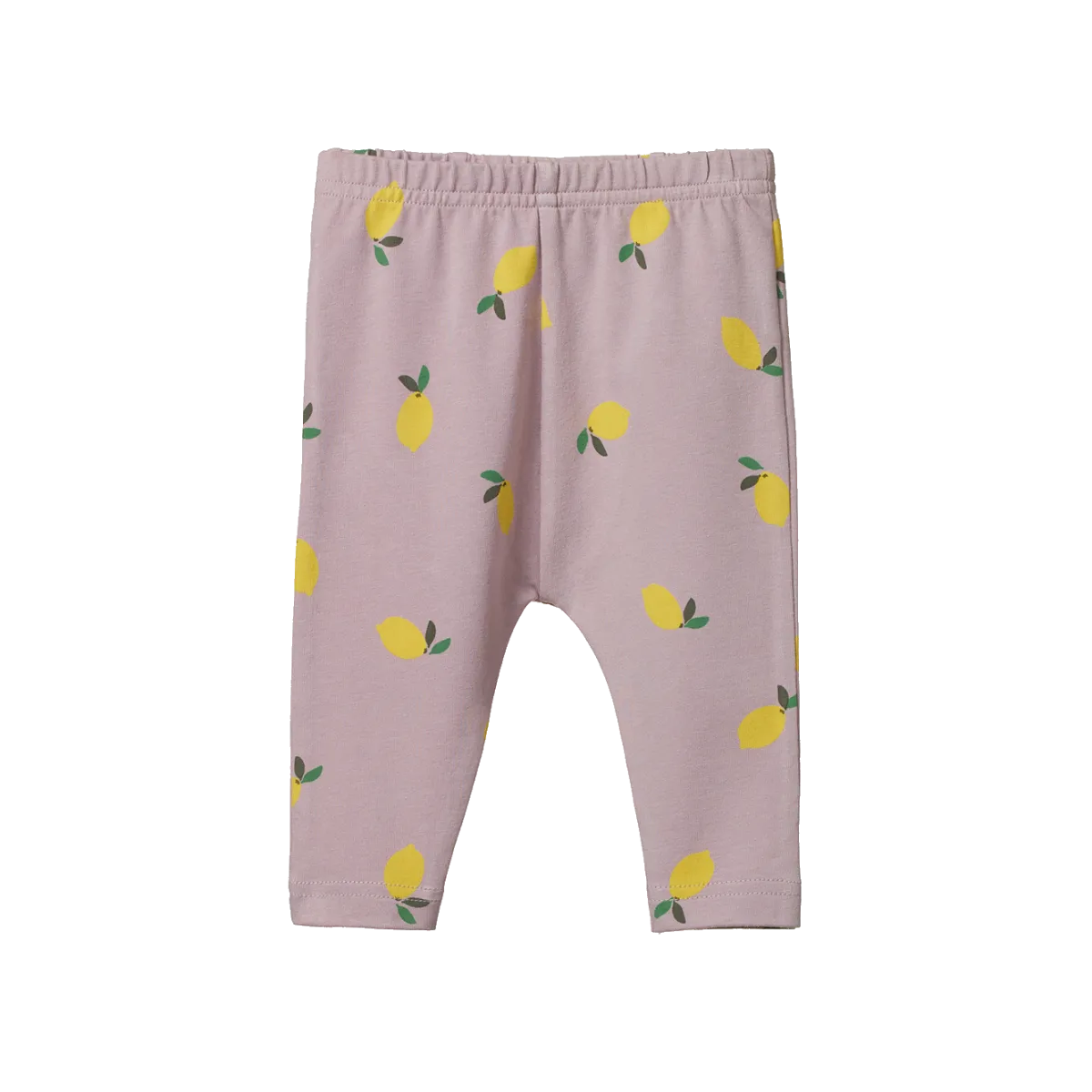 NATURE BABY LEGGINGS LILAC LEMON PRINT