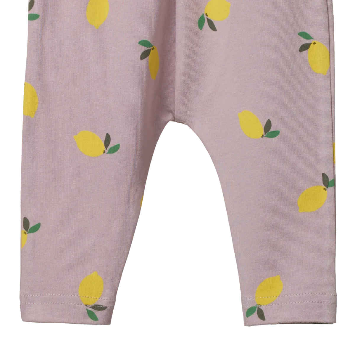 NATURE BABY LEGGINGS LILAC LEMON PRINT