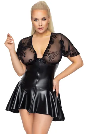 Noir Handmade Plus Size Short Dress
