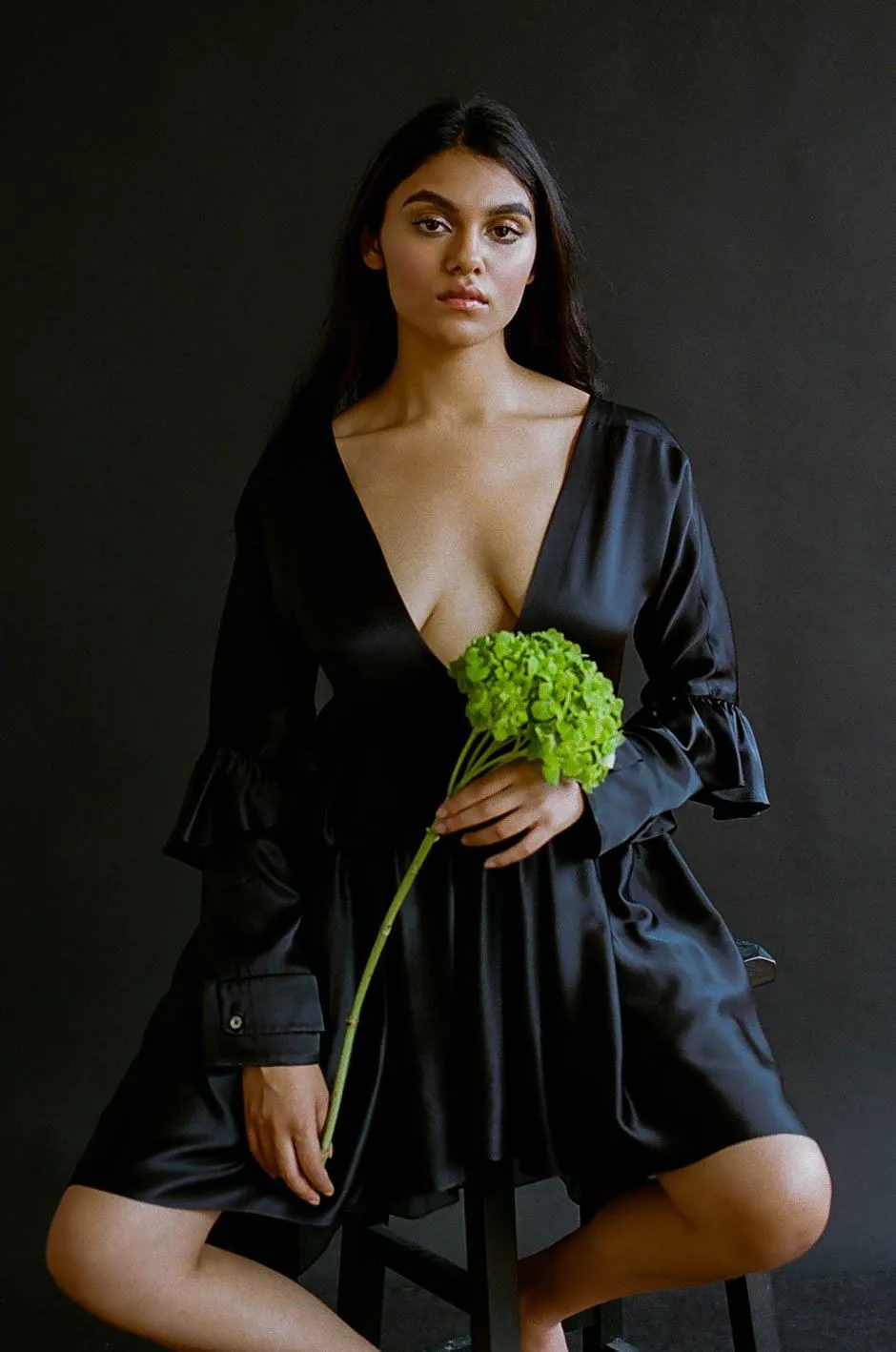 Ophelia Dress | Onyx