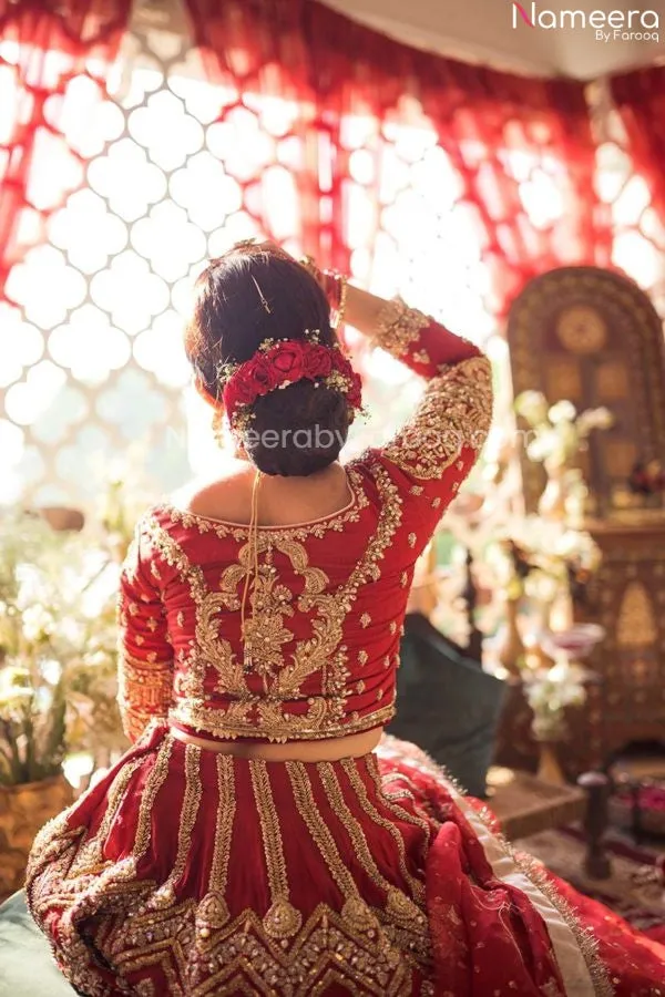 Pakistani Skirt Lehenga with Crop Top Choli #BN1012
