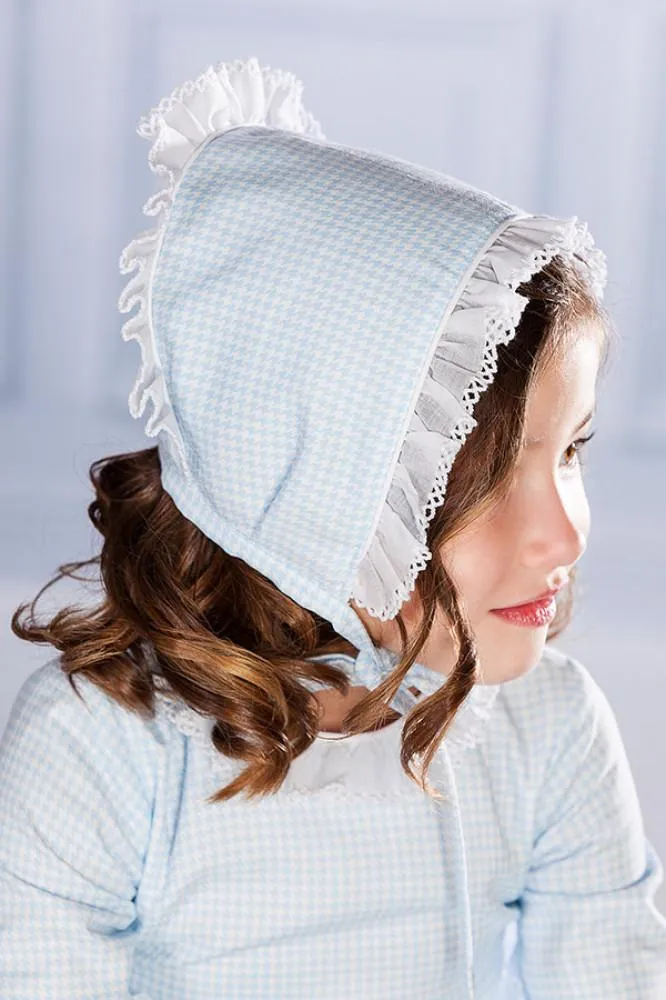 Petit Bebe Blue Tilda Bonnet