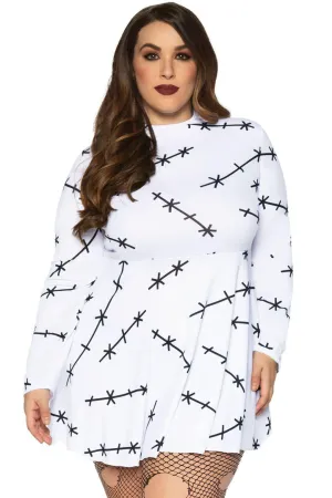 Plus Size Jersey Stitch Dress