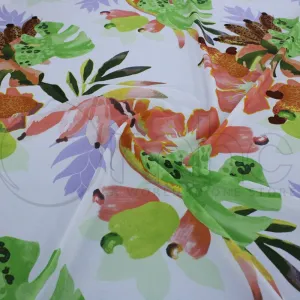 Printed Moroccan Crepe Fabric 140cm