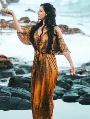 Queen Lakshmi Open Sleeve Dress