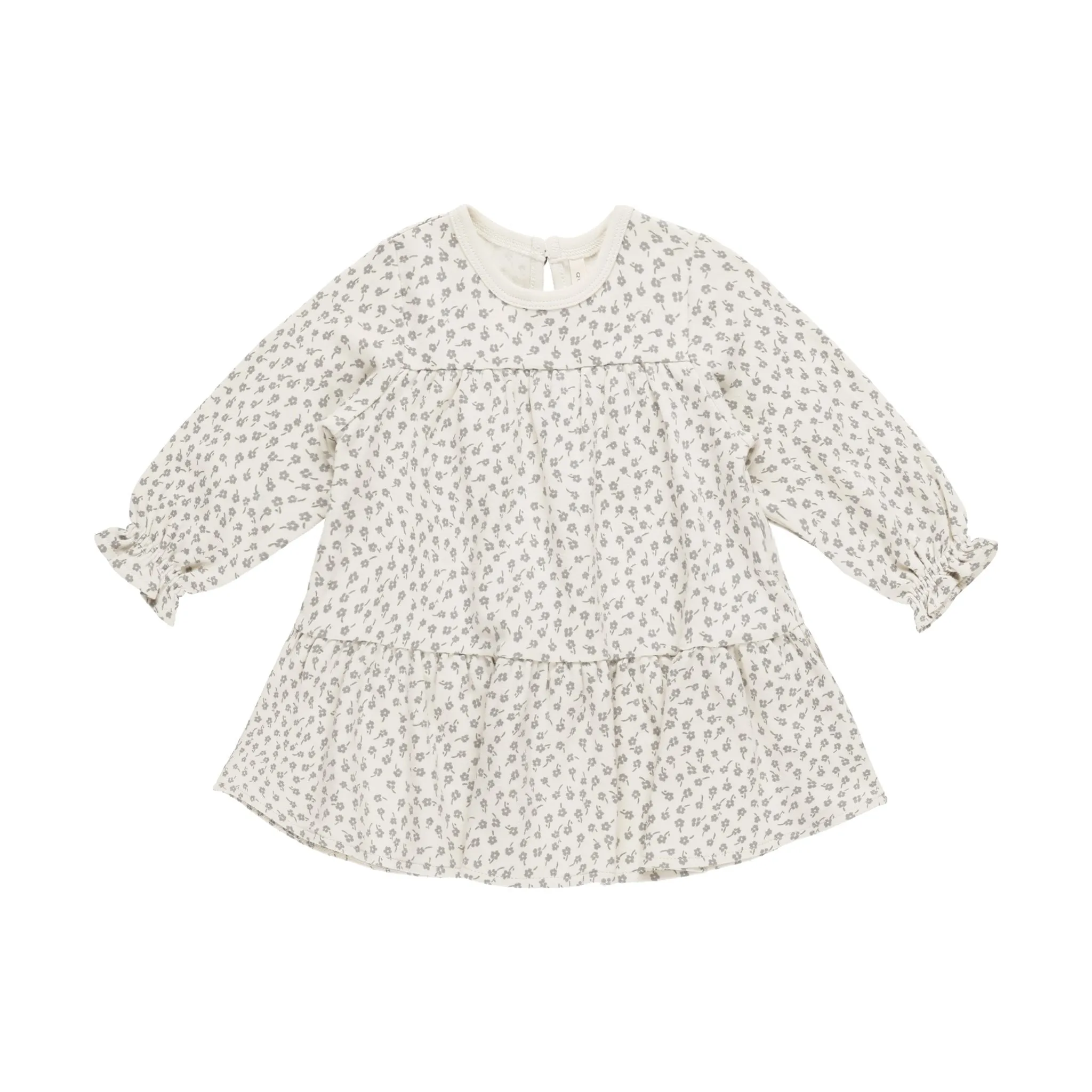 Quincy Mae Tiered Jersey Dress - Scatter