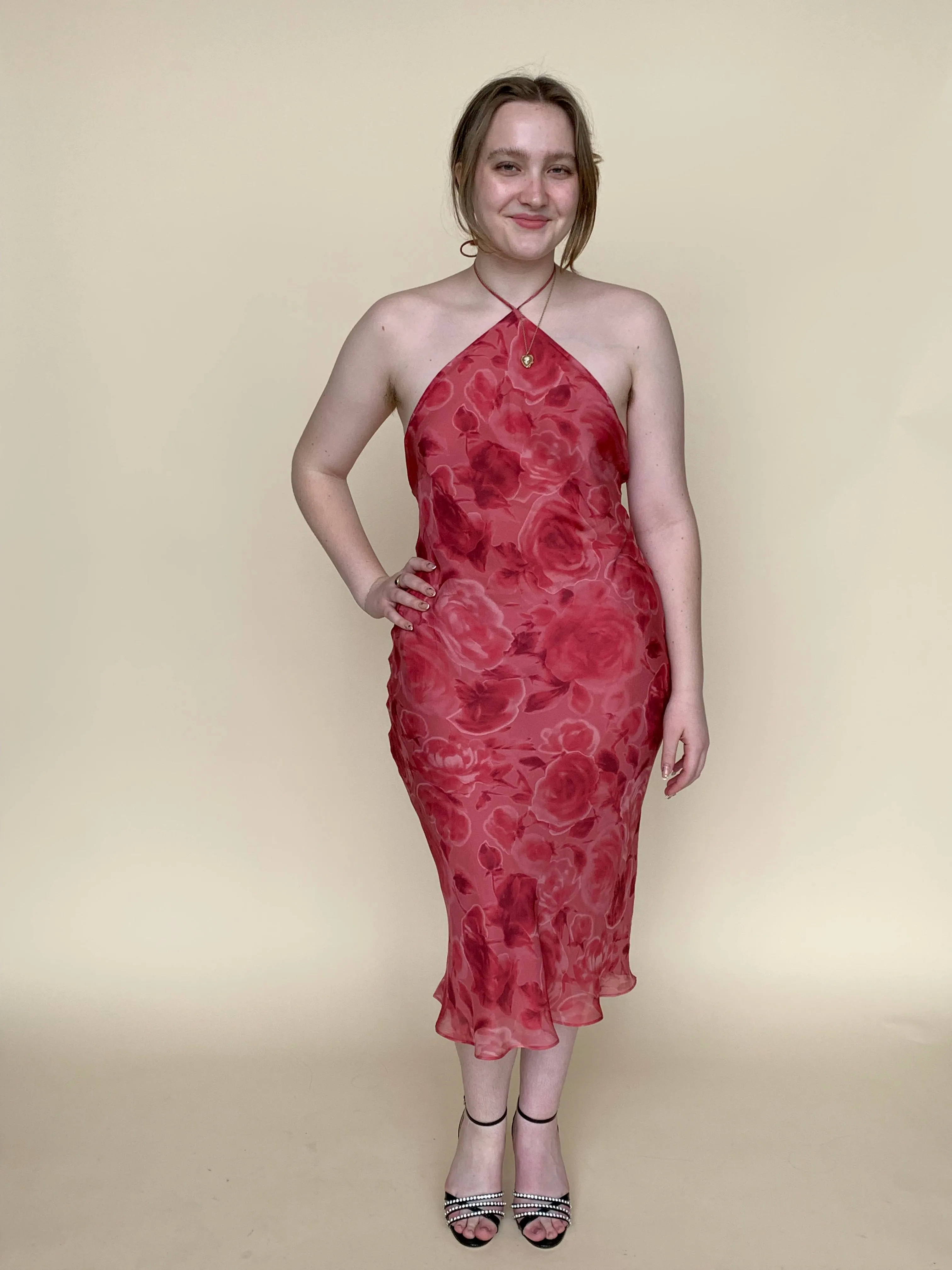 Realisation silk halter dress