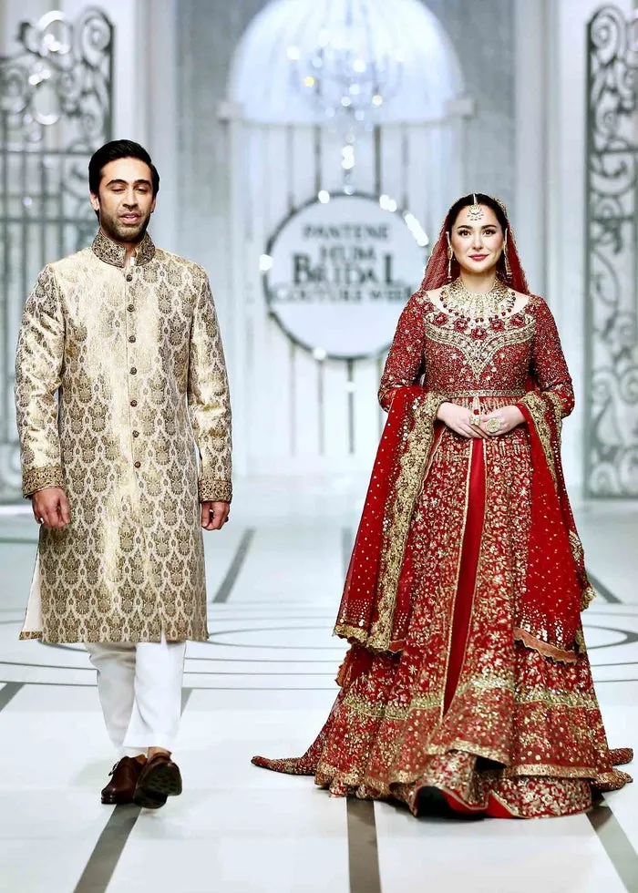 Red Designer Indian Bridal Wear Lehenga Choli #BN1104