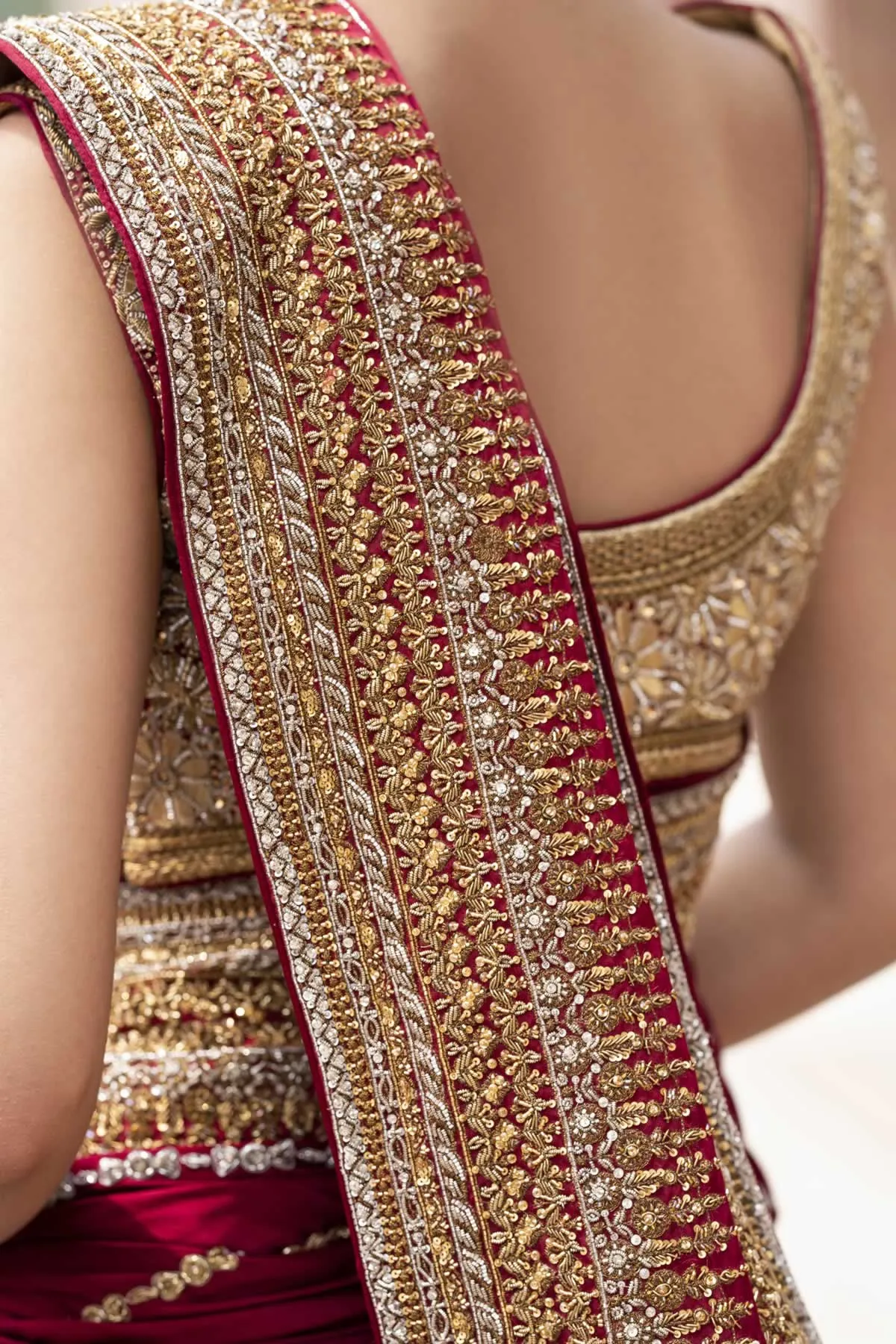 Red Lehenga Saree Bridal Wear Pakistani Wedding Dresses