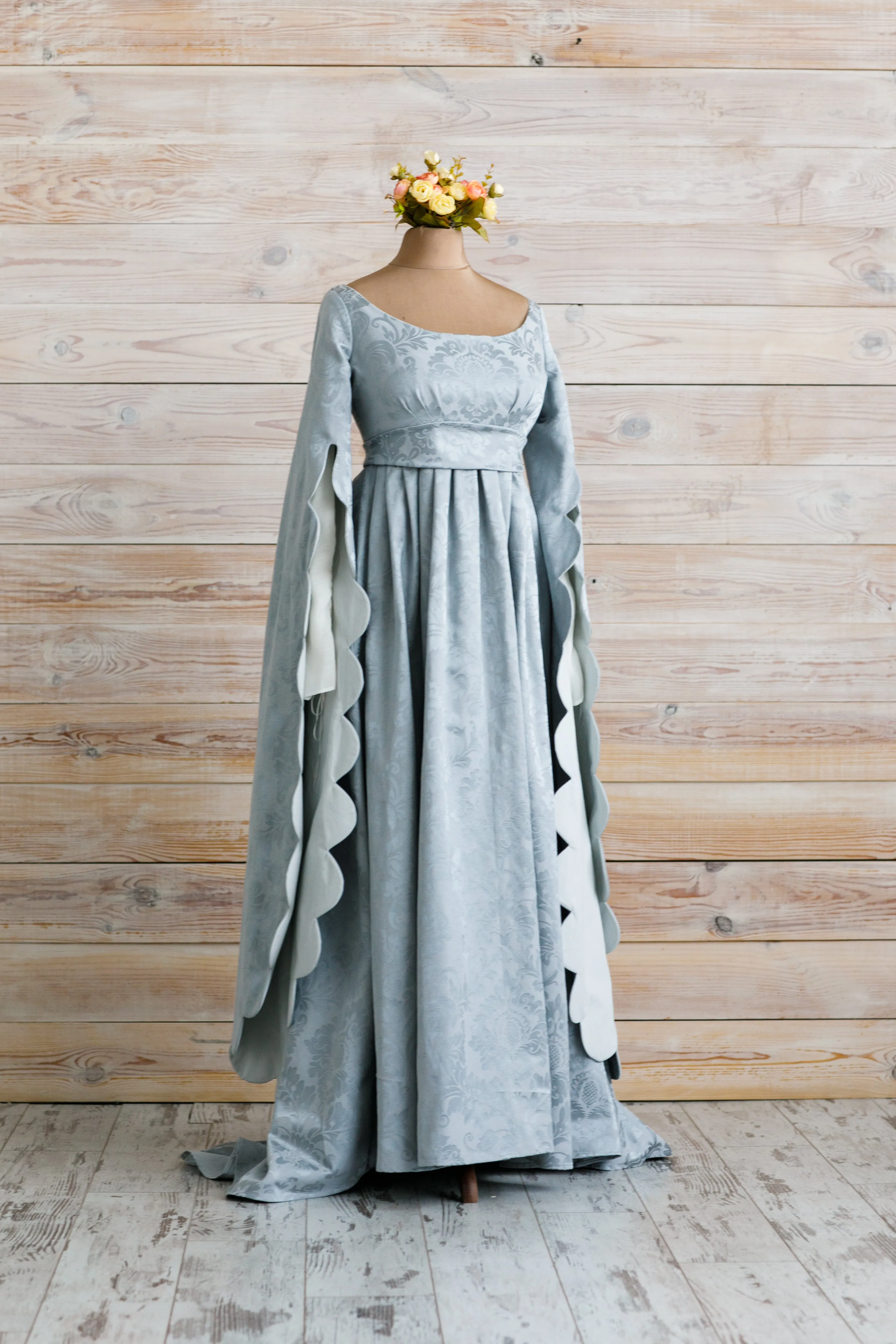 Renaissance White Queen dress, Wars of the Roses, Ren faire dress, Historical dress, Elizabeth Woodville