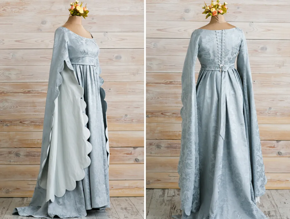 Renaissance White Queen dress, Wars of the Roses, Ren faire dress, Historical dress, Elizabeth Woodville