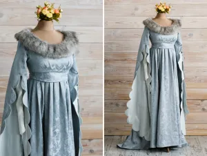 Renaissance White Queen dress, Wars of the Roses, Ren faire dress, Historical dress, Elizabeth Woodville