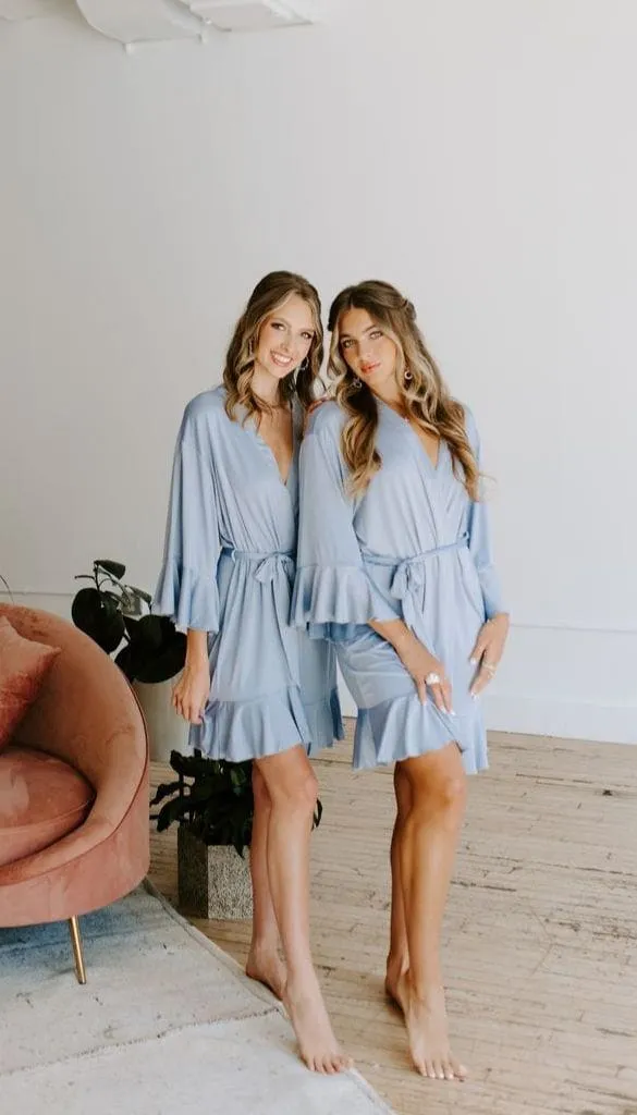 Ruffle Bridal and Bridesmaid Robes