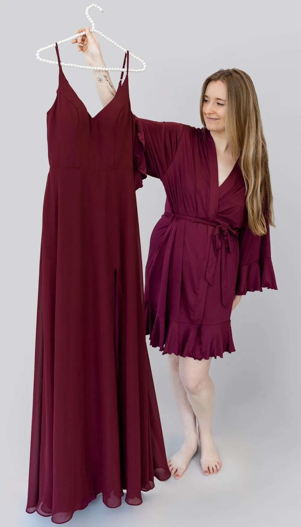 Ruffle Bridal and Bridesmaid Robes