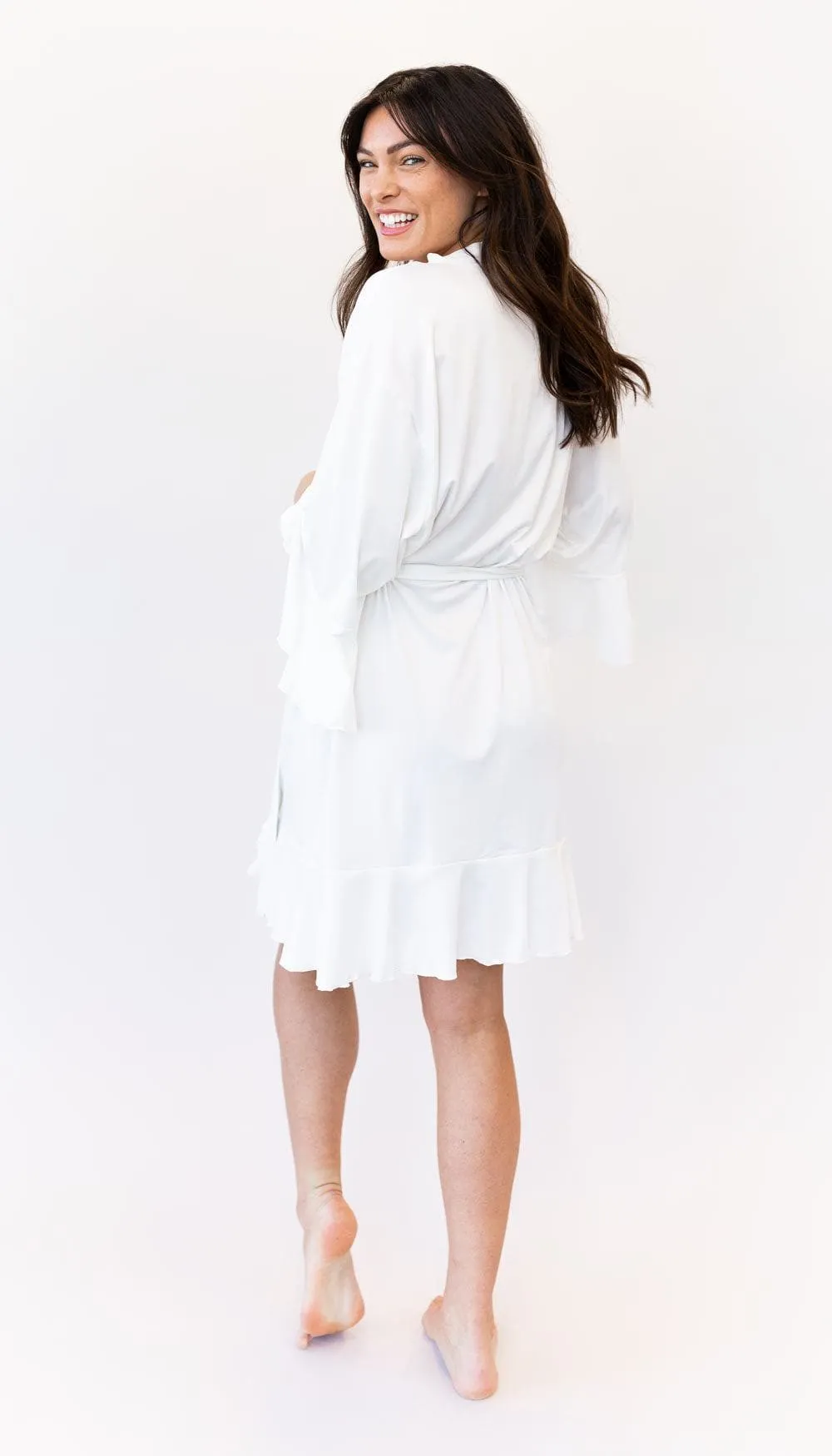 Ruffle Bridal and Bridesmaid Robes