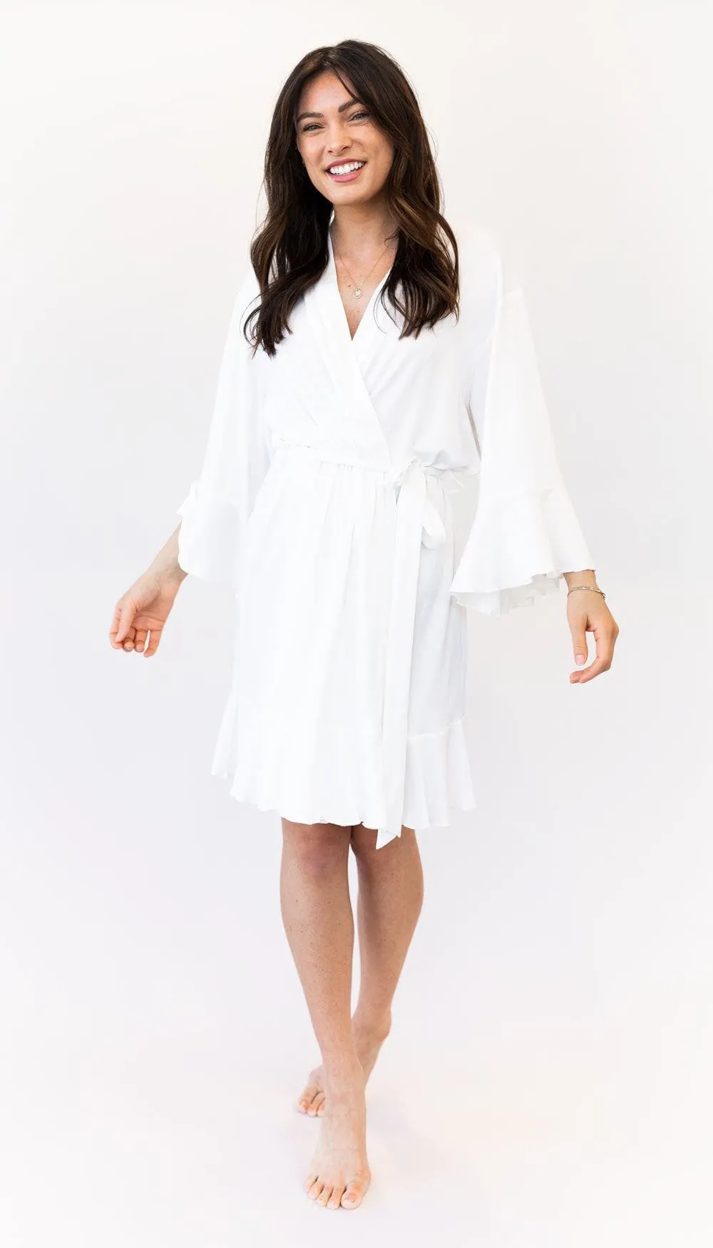 Ruffle Bridal and Bridesmaid Robes