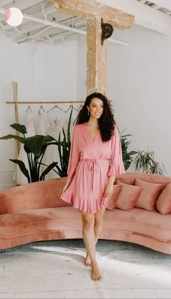 Ruffle Bridal and Bridesmaid Robes