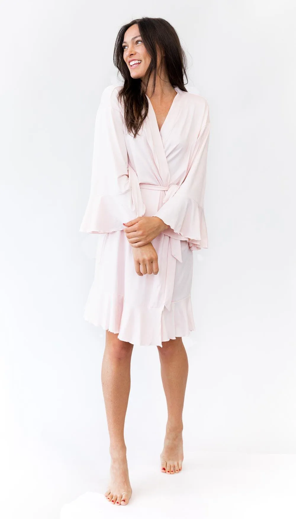 Ruffle Bridal and Bridesmaid Robes