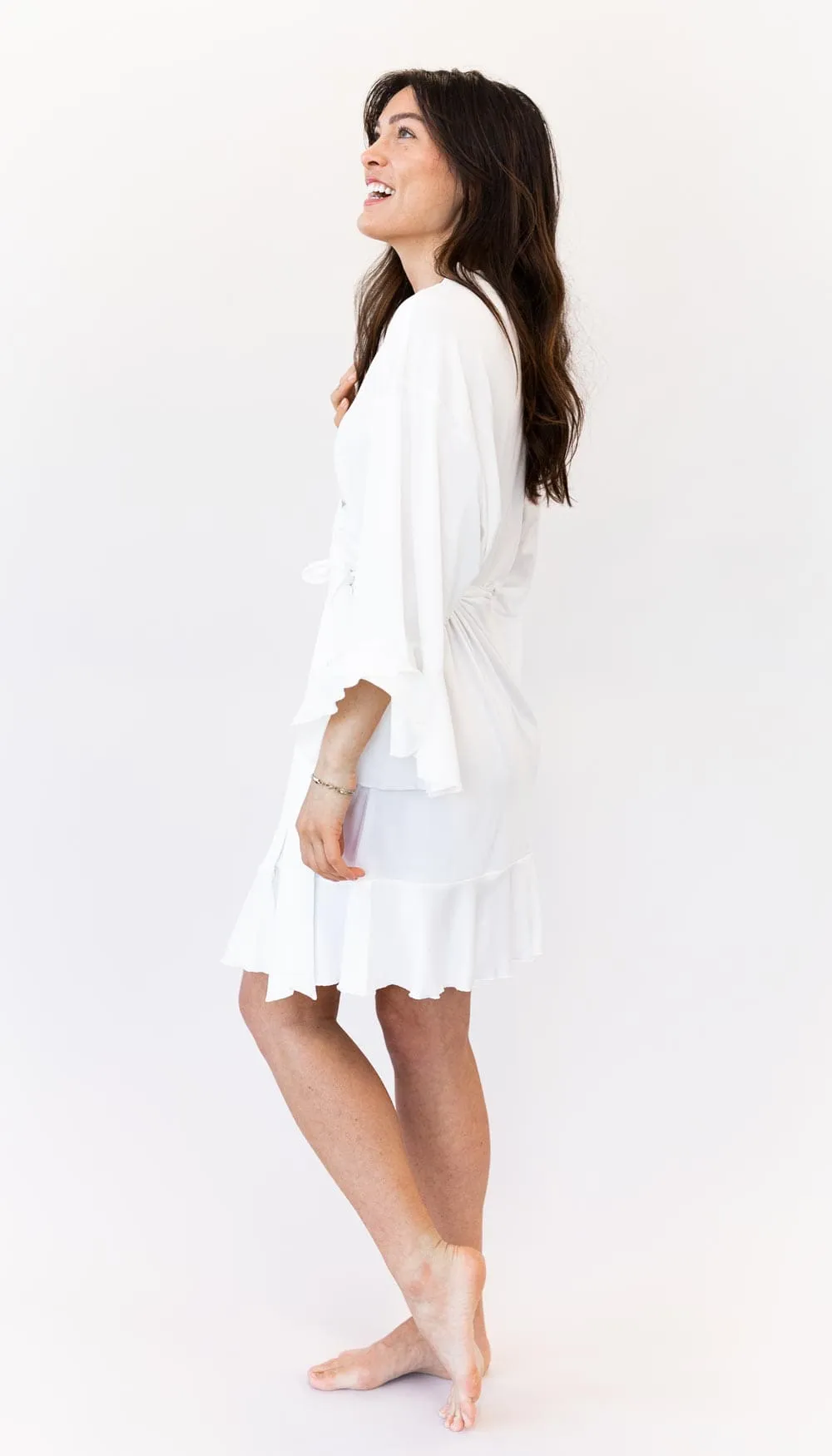 Ruffle Bridal and Bridesmaid Robes
