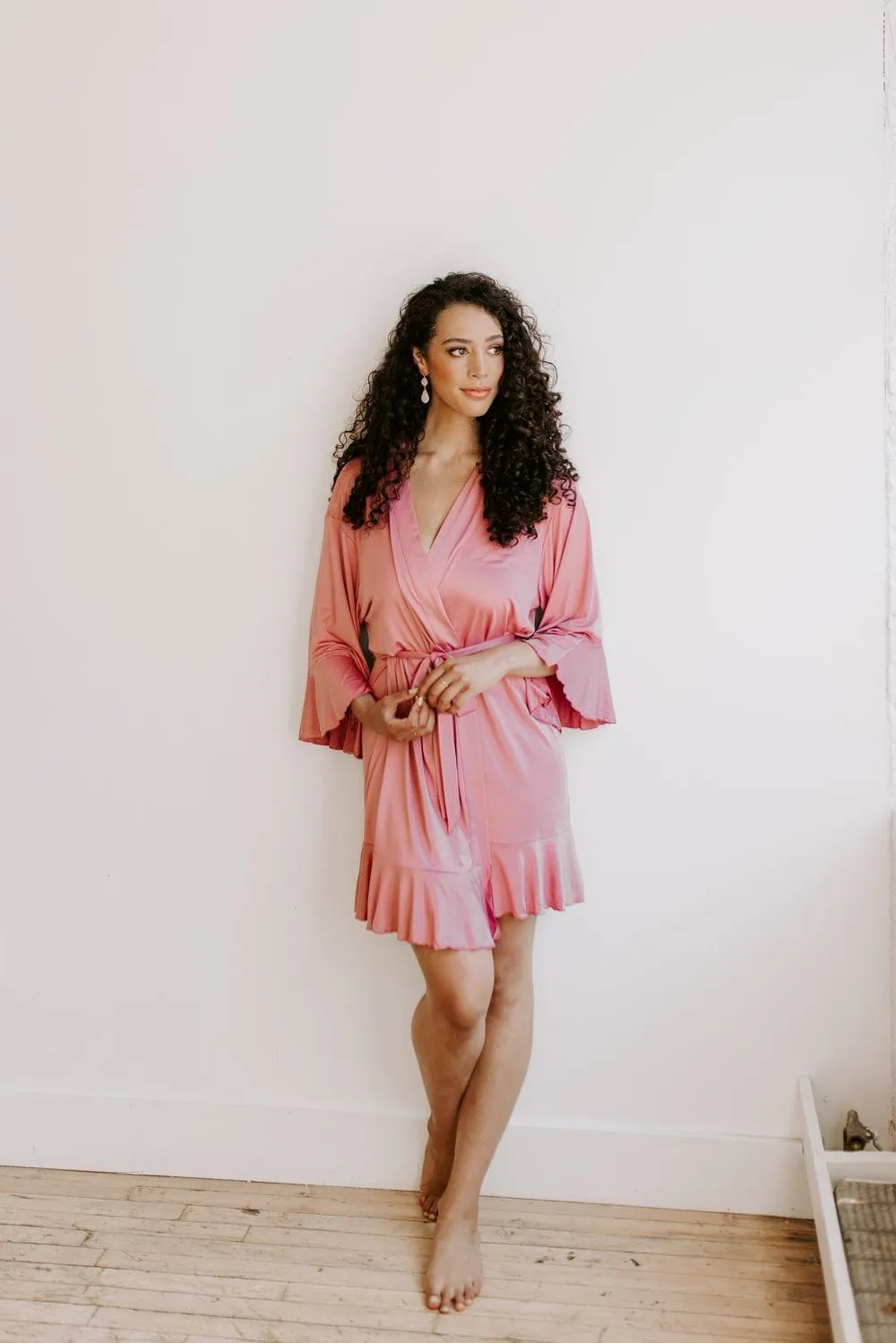 Ruffle Bridal and Bridesmaid Robes