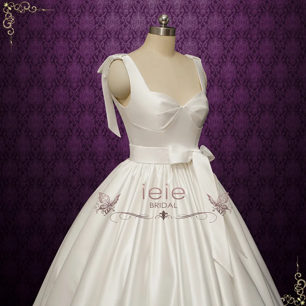 Satin Ball Gown Wedding Dress | ANDERSON