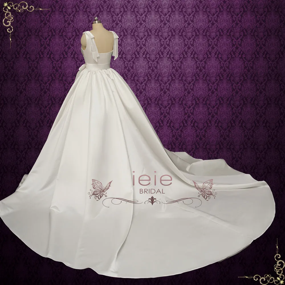 Satin Ball Gown Wedding Dress | ANDERSON
