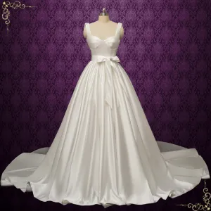 Satin Ball Gown Wedding Dress | ANDERSON