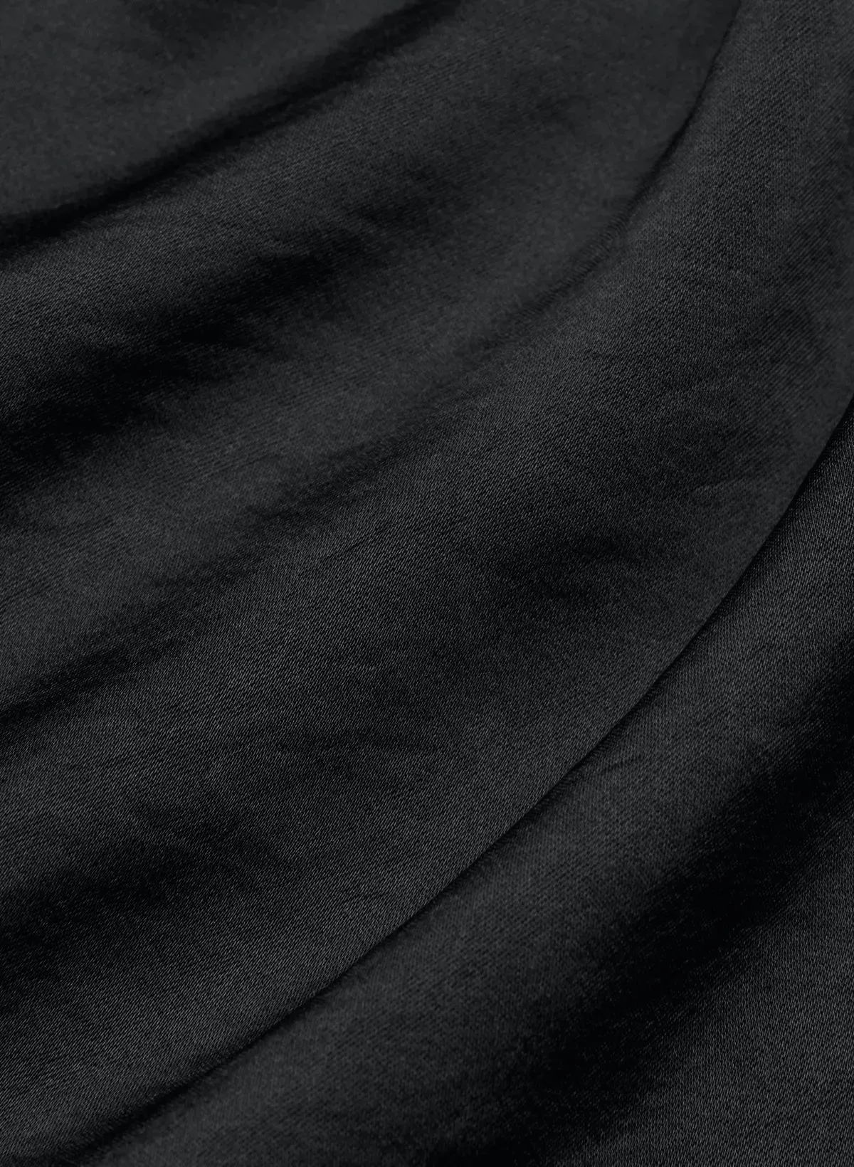 Satin Cowl-Neck Mini Dress