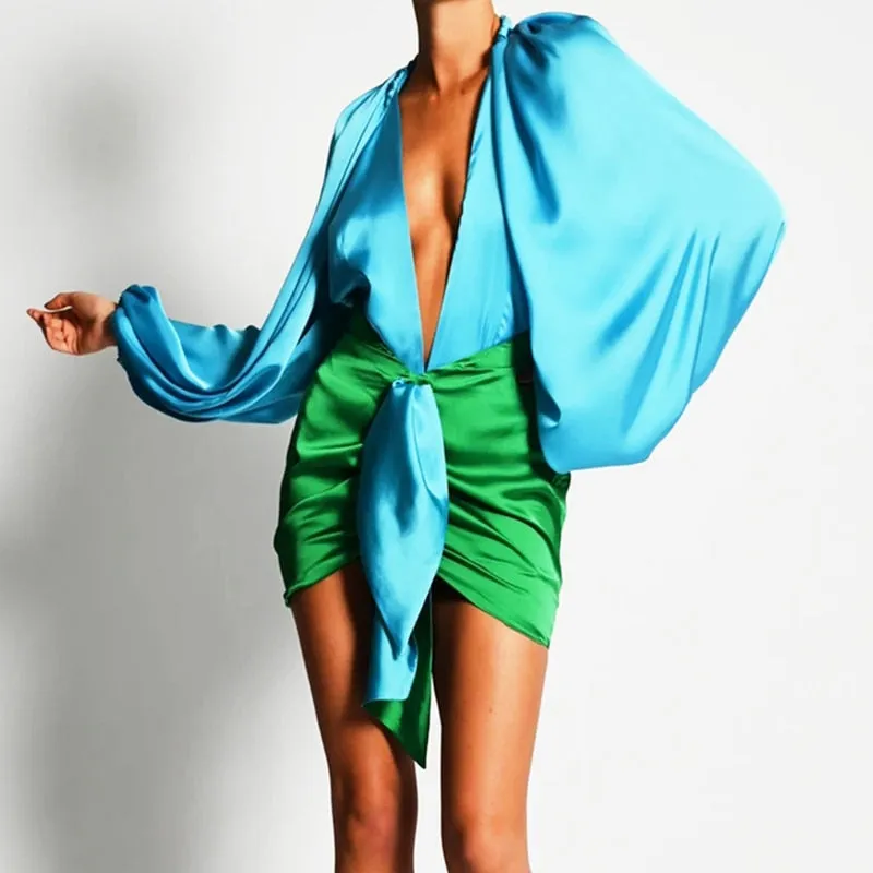 Satin Two Piece Set
