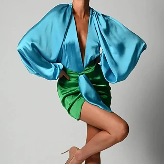 Satin Two Piece Set
