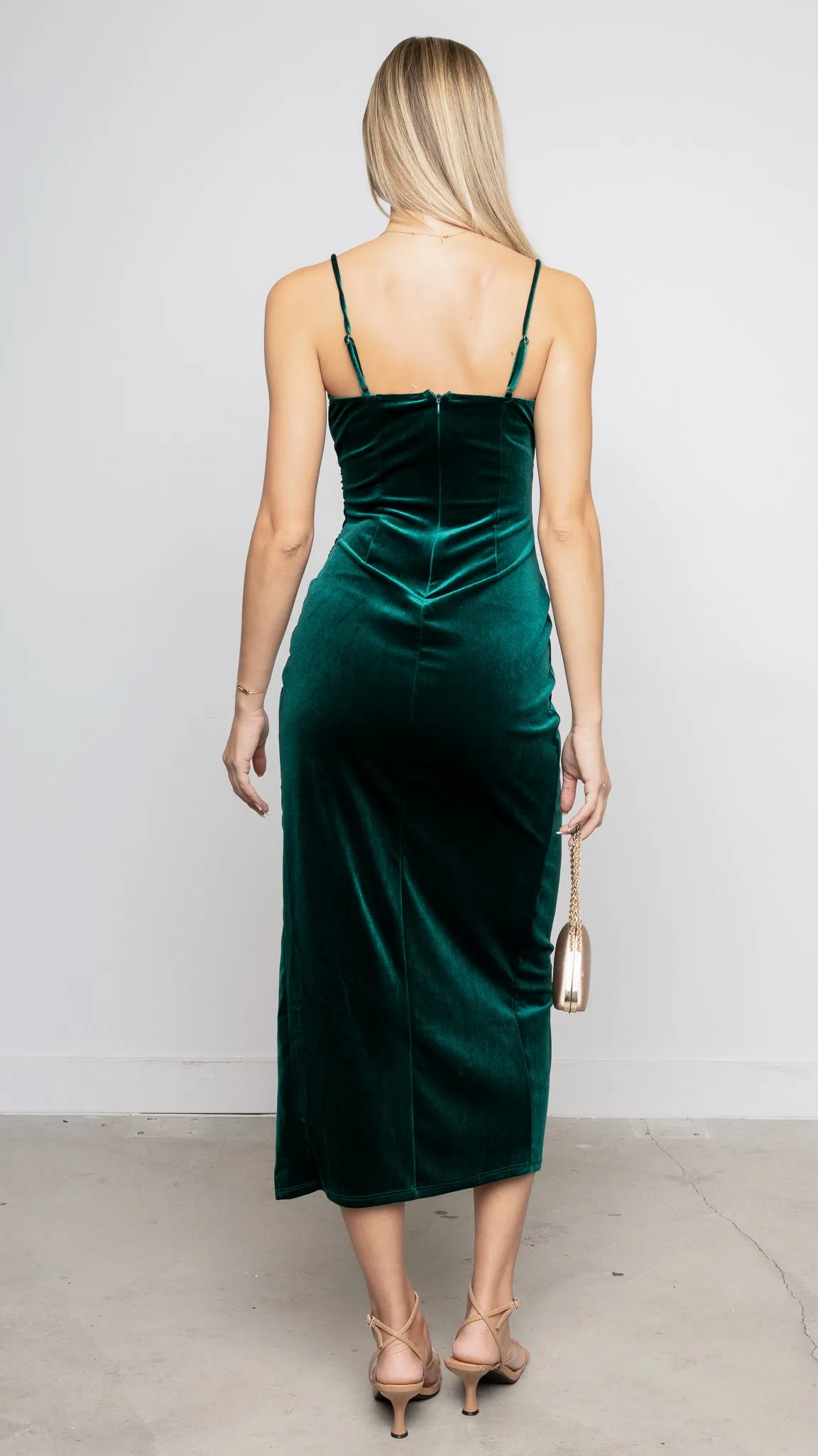 Shelby Midi Dress Green