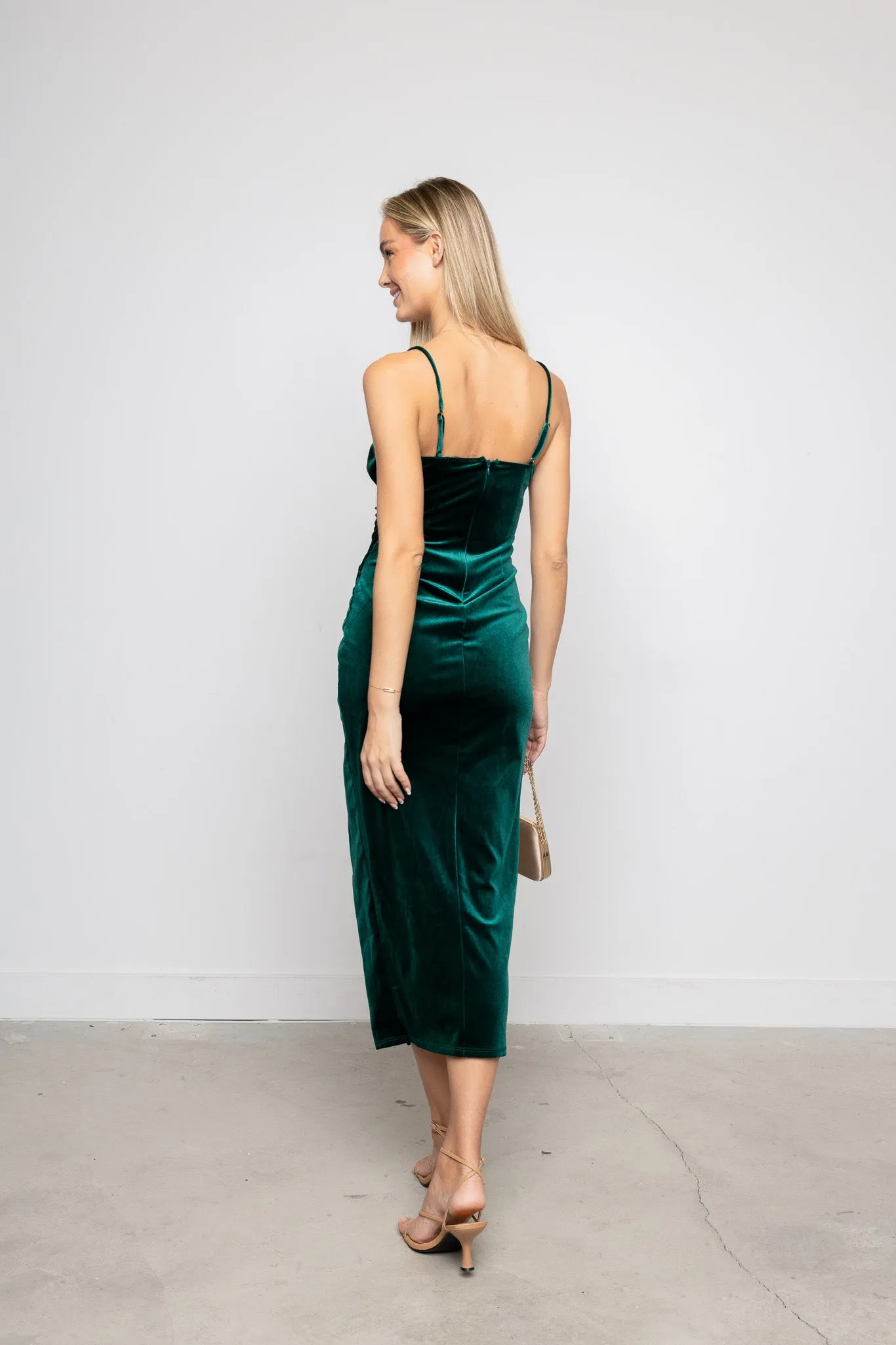 Shelby Midi Dress Green