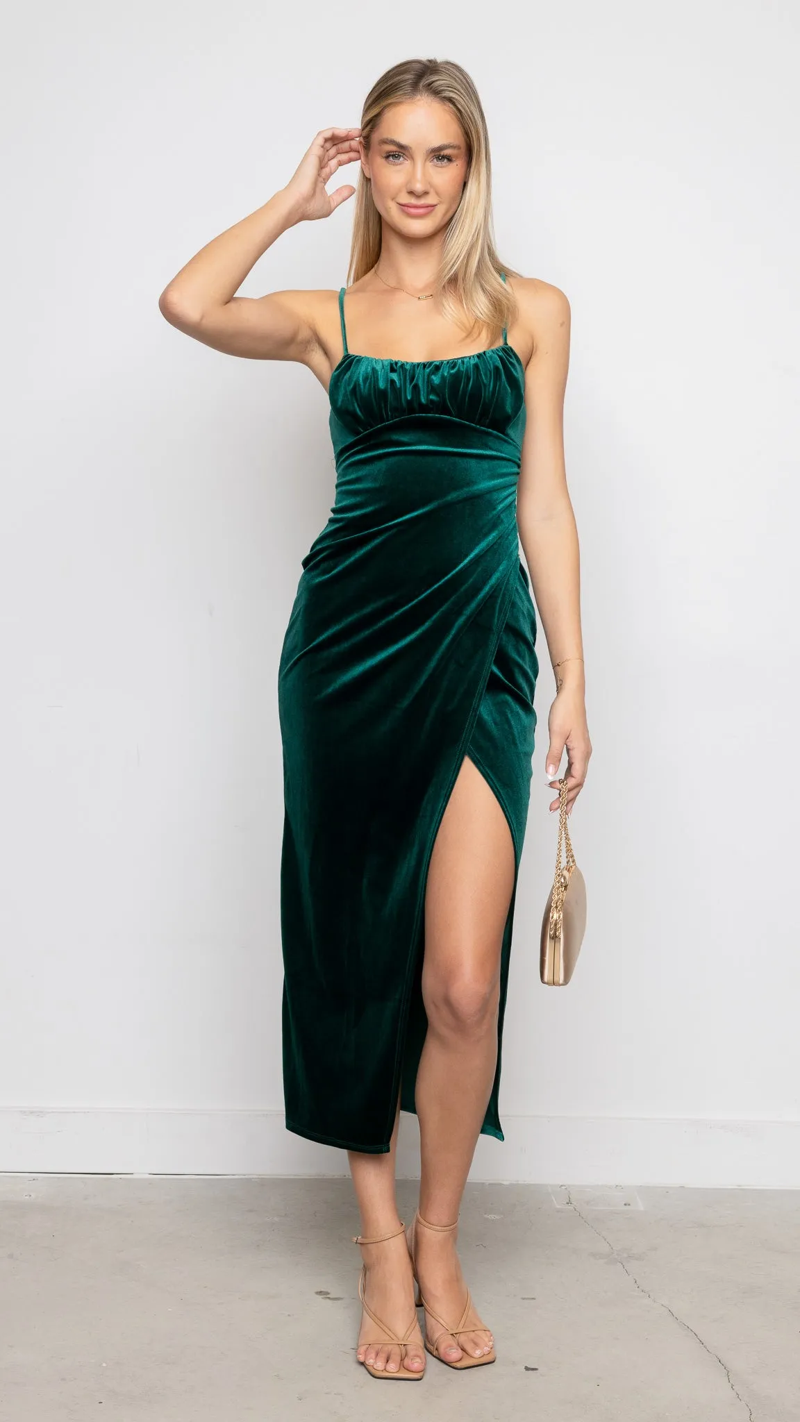 Shelby Midi Dress Green