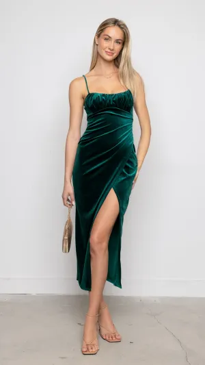 Shelby Midi Dress Green
