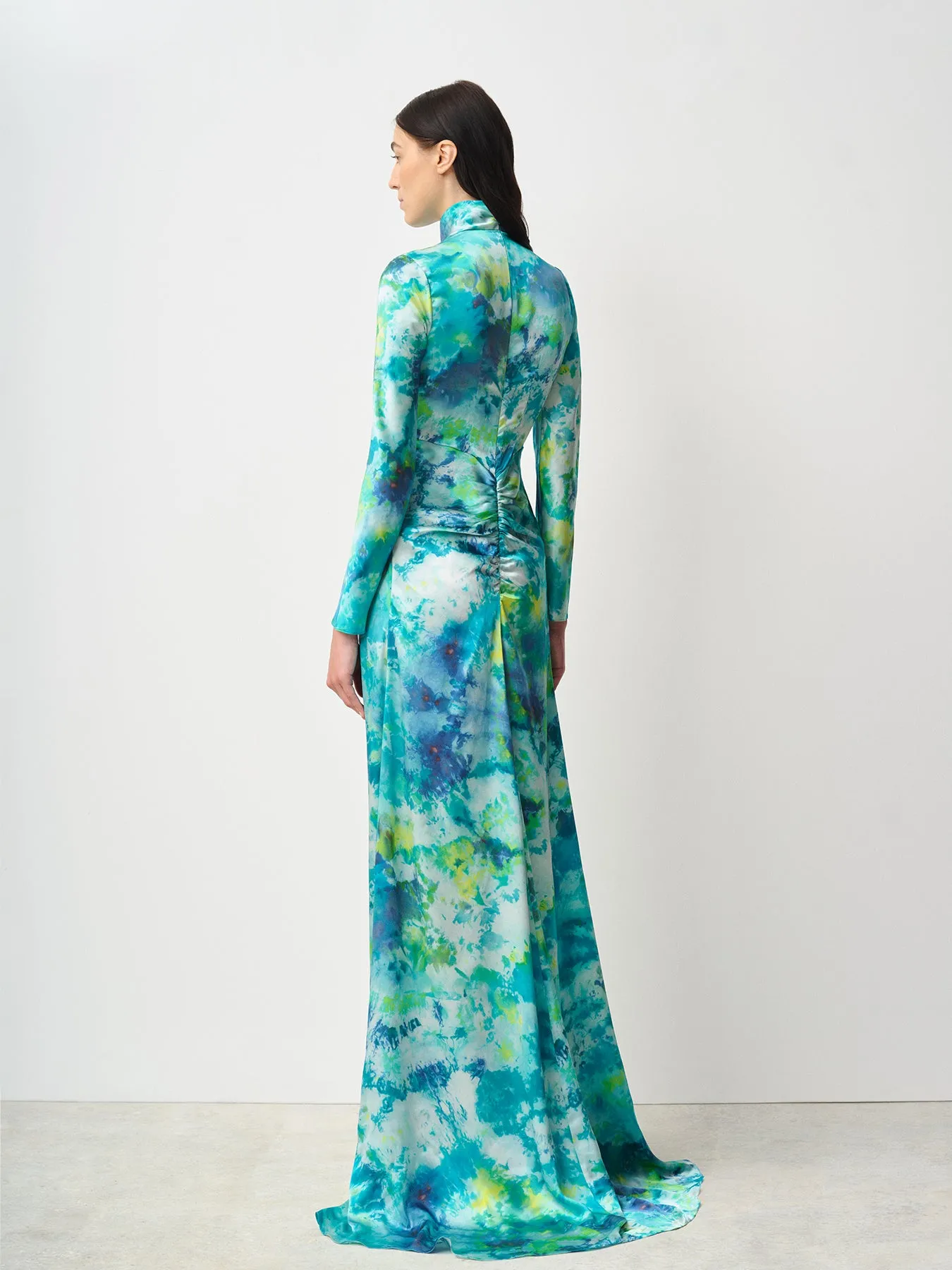 Silk Draped Gown