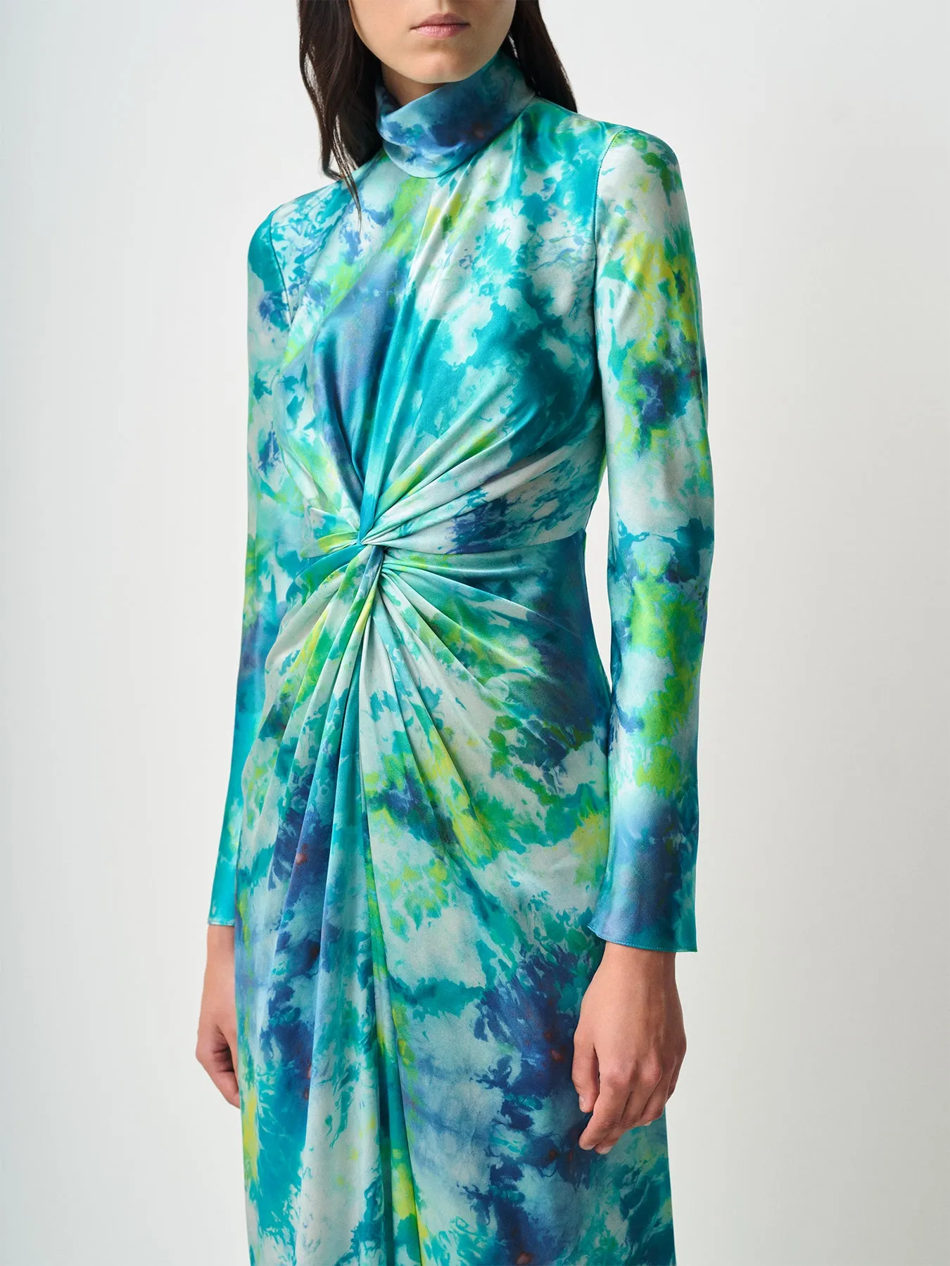Silk Draped Gown