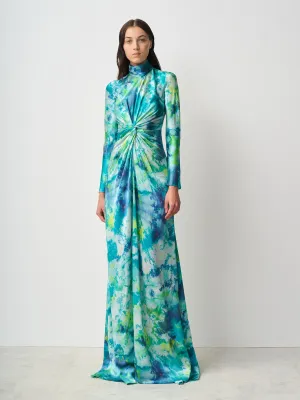 Silk Draped Gown