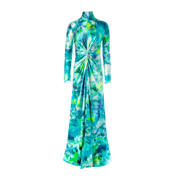 Silk Draped Gown