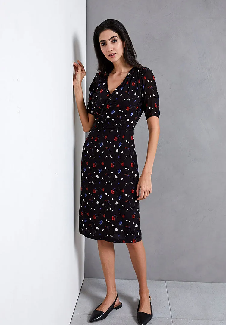 Silk Fleuré Dress