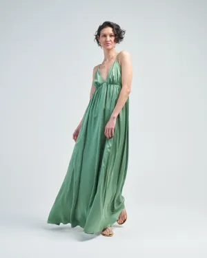 silk slip dress