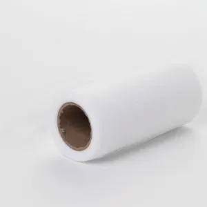 Silk White Tulle Fabric