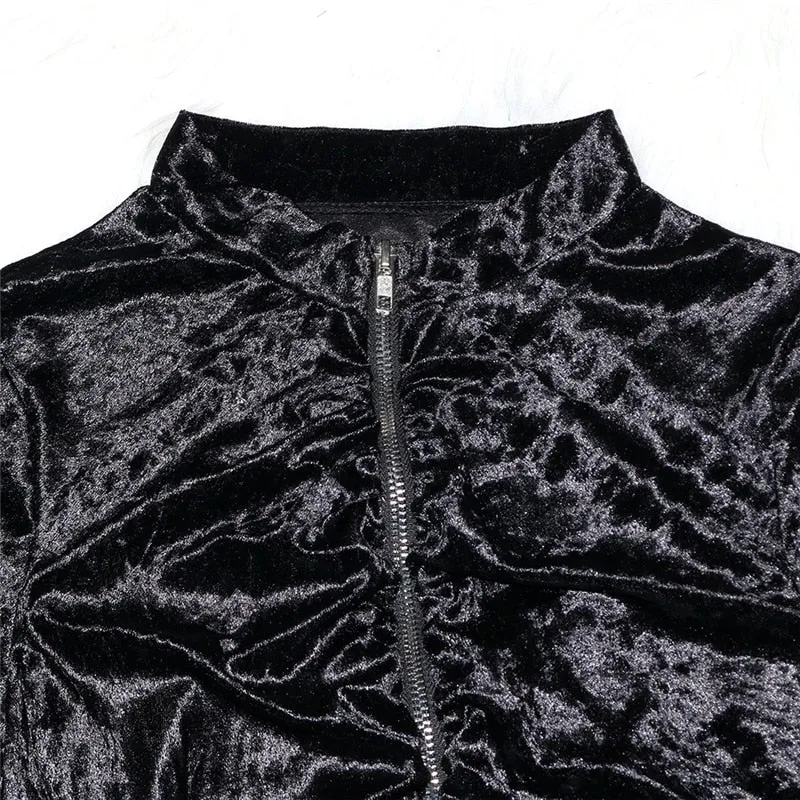 Silky Velvet One Piece Jumpsuit