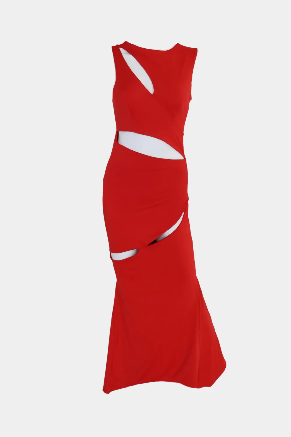 Sleeveless Cut-Out Jersey Dress