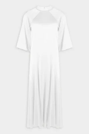 Stretchy Silk Satin Couture Gown in Pure