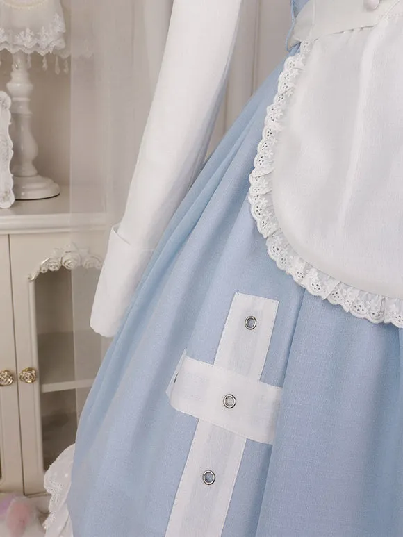 Sweet Lolita Dress Polyester Short Sleeves Sweet Lolita Dress