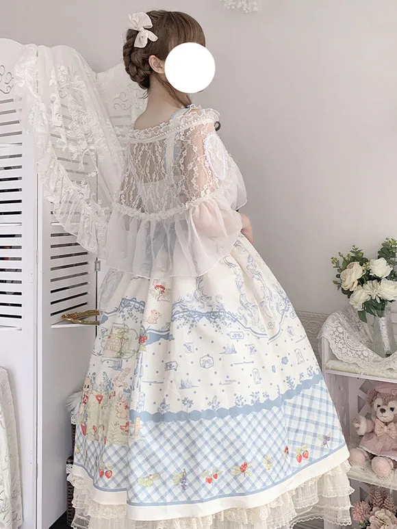 Sweet Lolita Dress Sleeveless Sweet Fairytale Lolita Dress