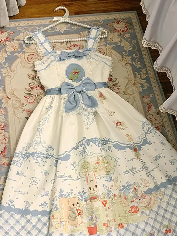 Sweet Lolita Dress Sleeveless Sweet Fairytale Lolita Dress